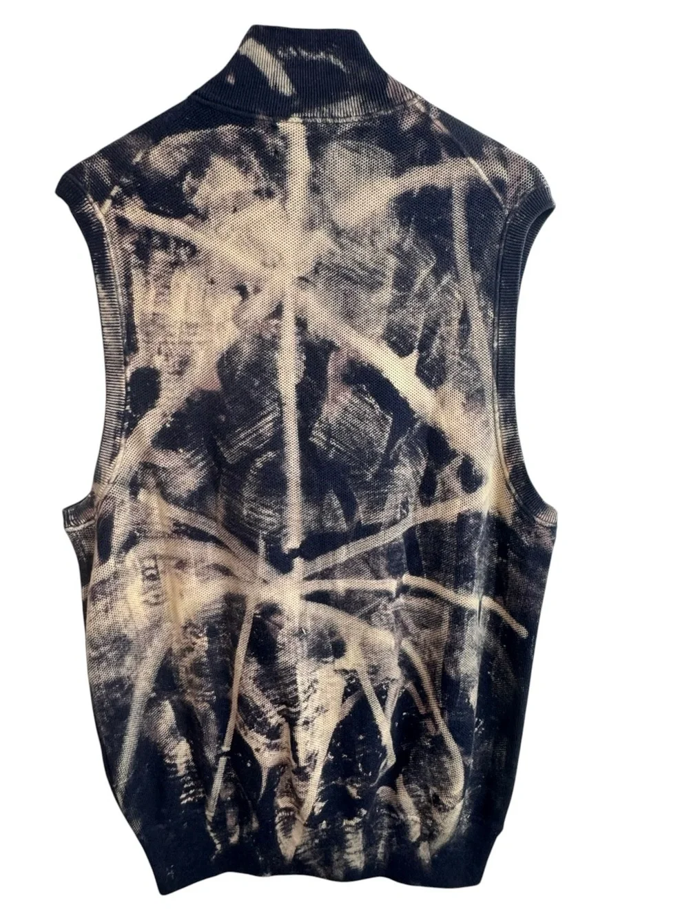 Polo Ralph Lauren Men's Full Zip Tie Dye Vest Cardigan Sweater Size Large